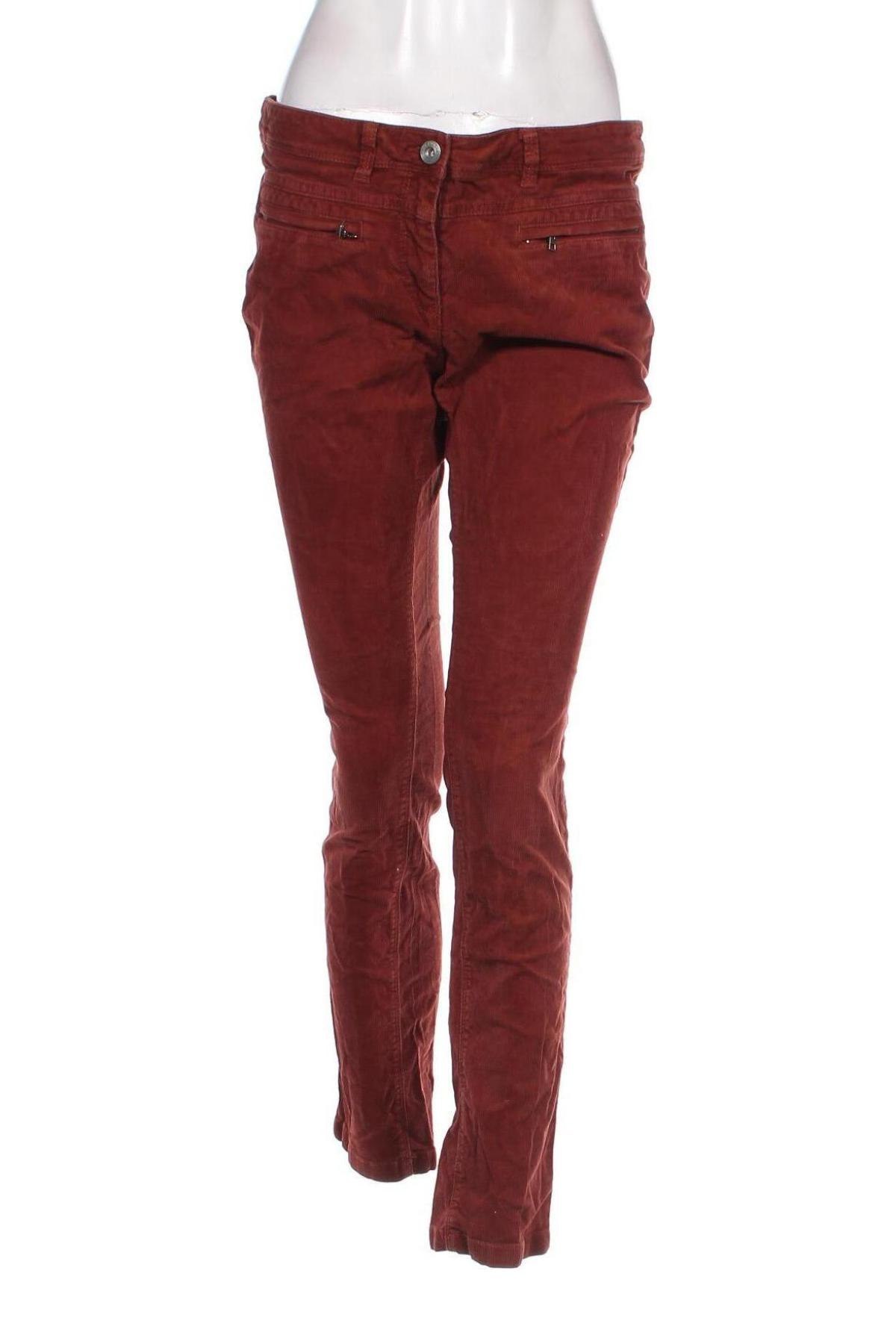 Pantaloni de velvet de femei Tom Tailor, Mărime XL, Culoare Roșu, Preț 157,99 Lei