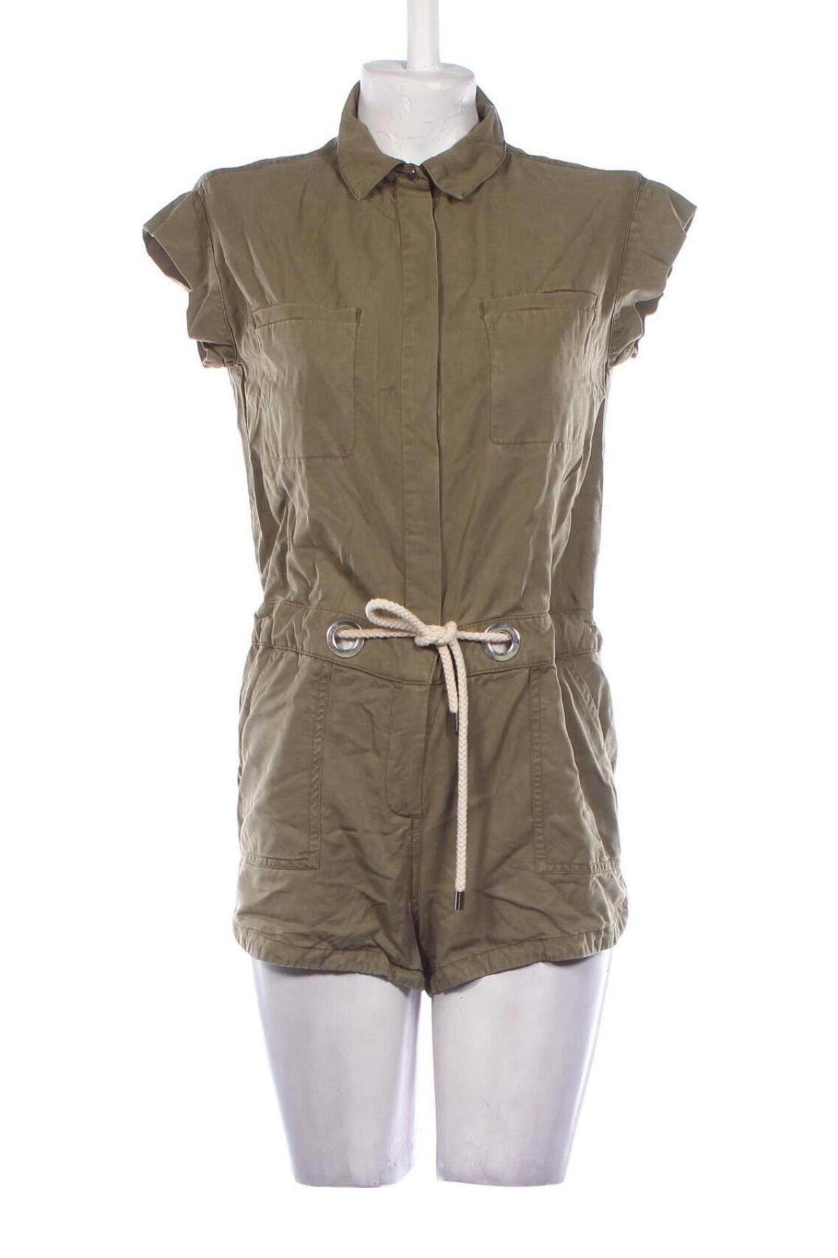 Women's short jumpsuit Mango, Μέγεθος S, Χρώμα Πράσινο, Τιμή 16,99 €