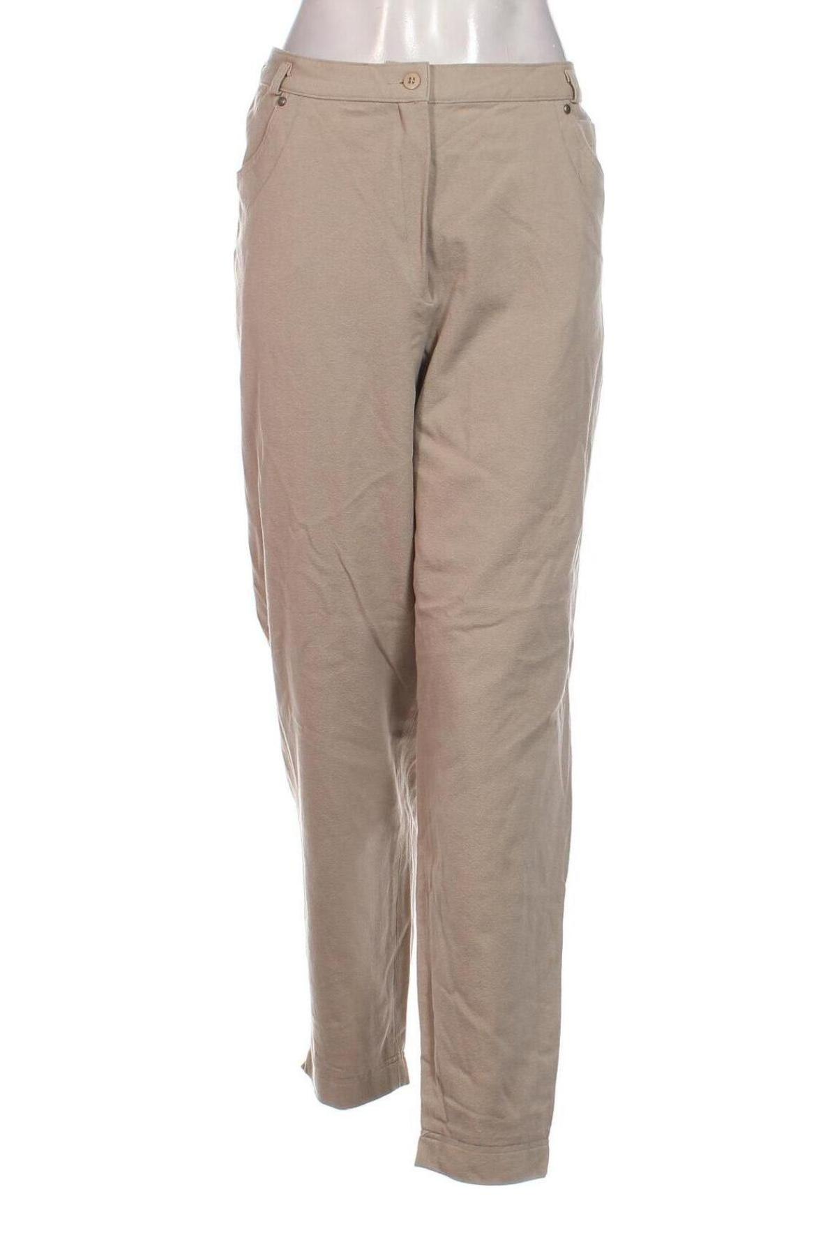 Damenhose, Größe XXL, Farbe Beige, Preis 8,49 €