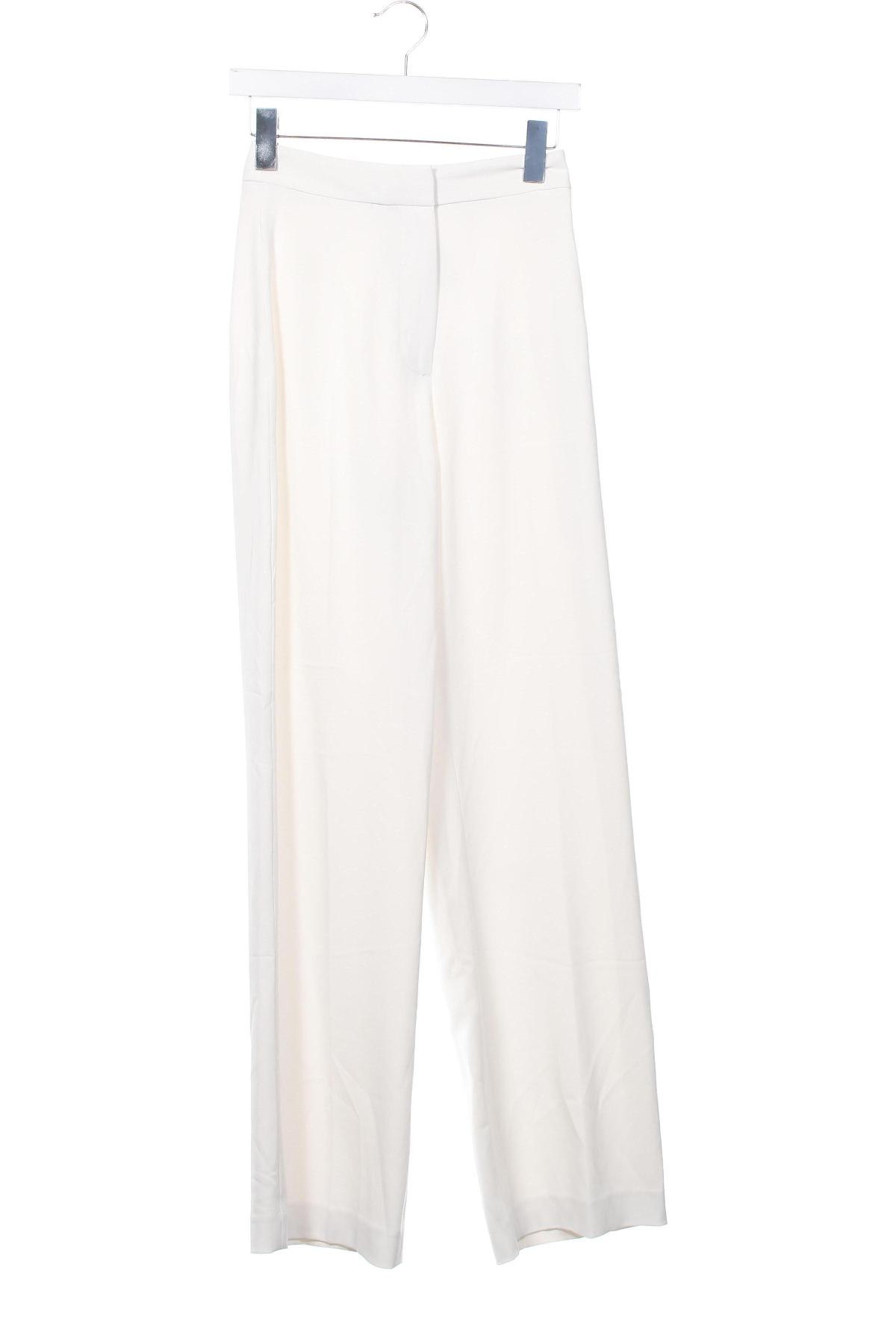 Pantaloni de femei H&M, Mărime XS, Culoare Alb, Preț 74,00 Lei