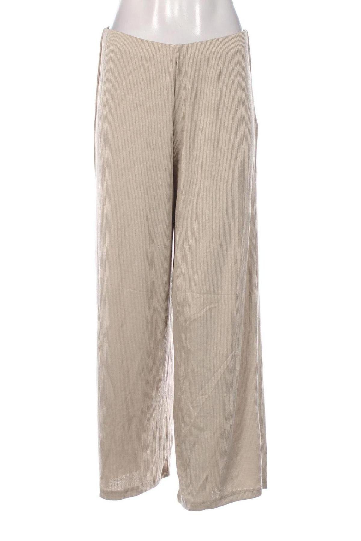 Damenhose Zara, Größe L, Farbe Beige, Preis 18,99 €