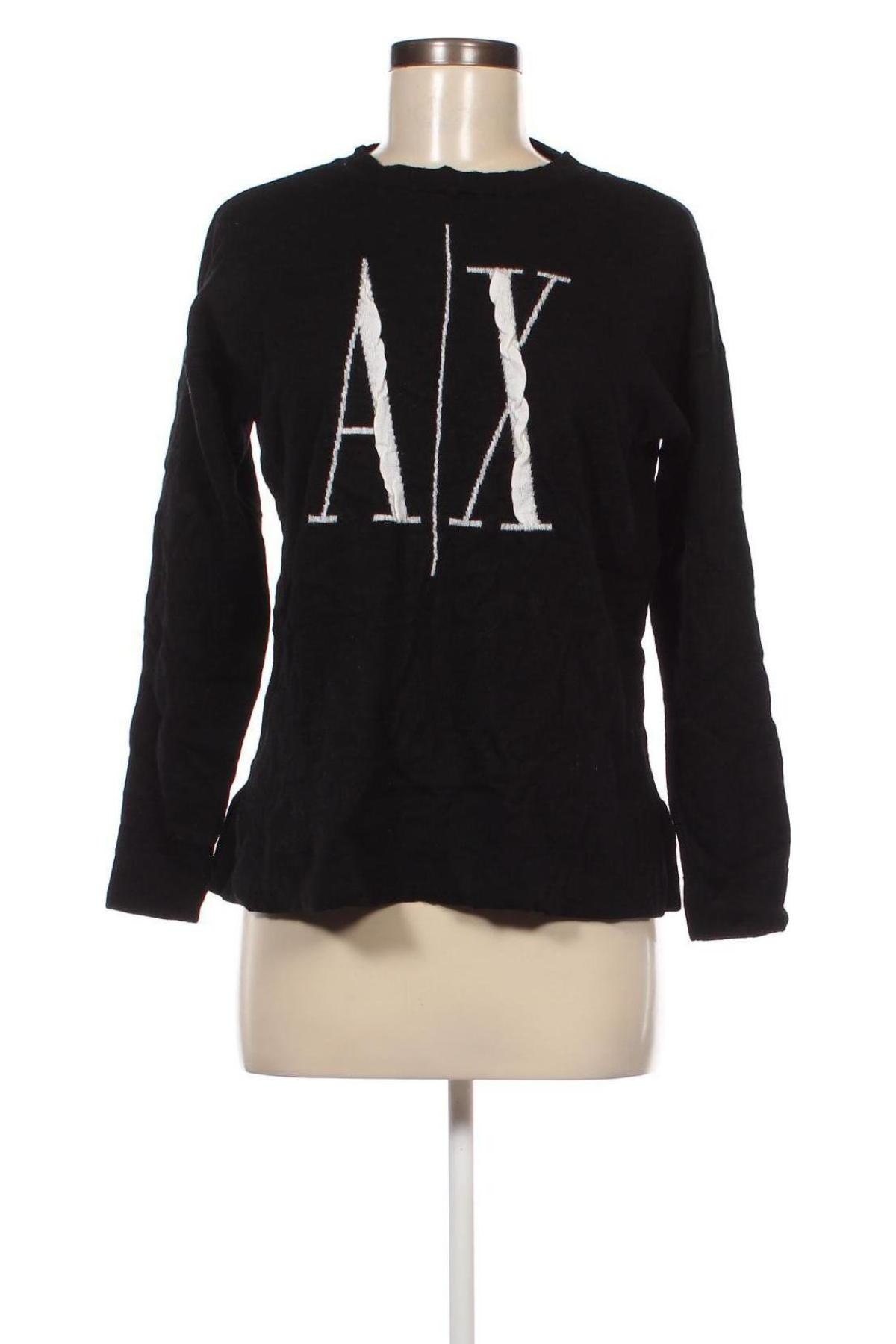 Damski sweter Armani Exchange, Rozmiar XL, Kolor Czarny, Cena 329,99 zł