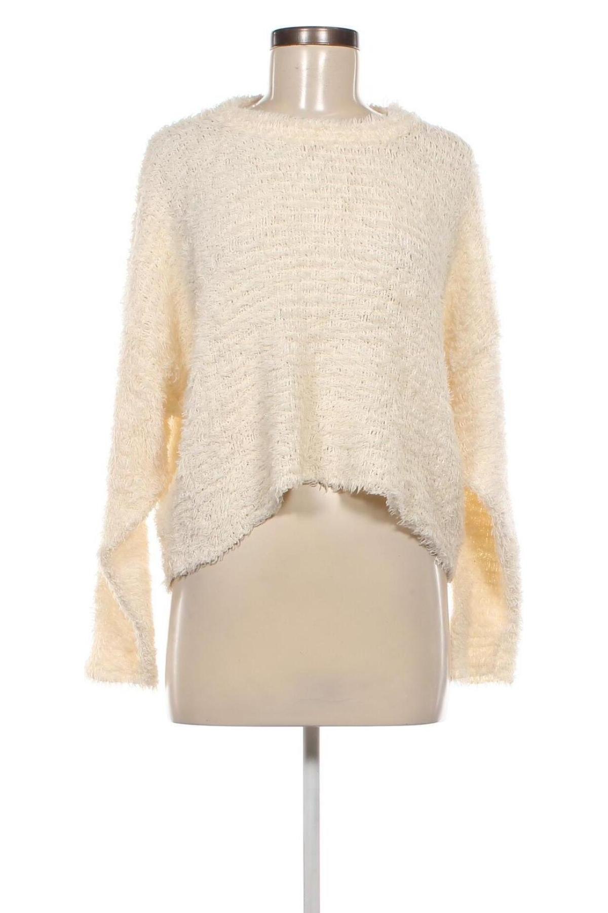 Damenpullover Bershka, Größe XS, Farbe Beige, Preis 20,49 €