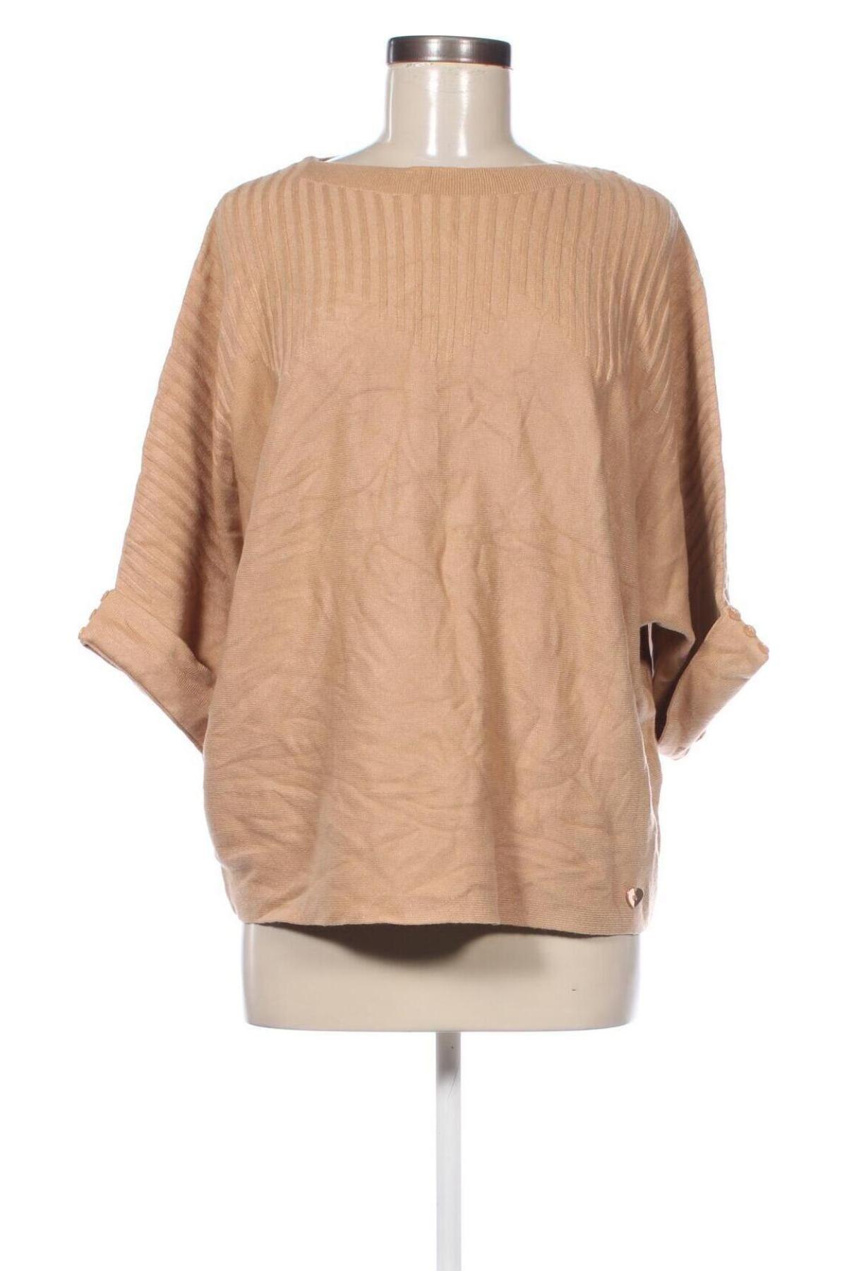 Damenpullover Bluoltre, Größe M, Farbe Beige, Preis 20,49 €