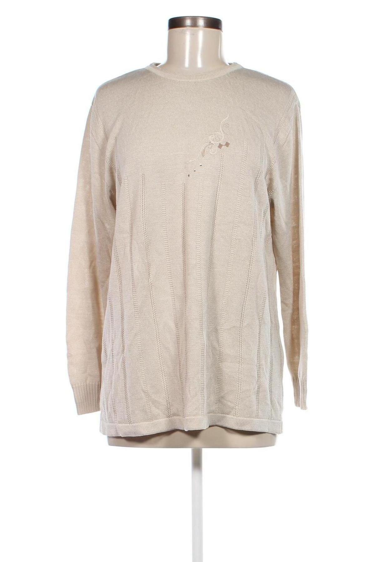 Damenpullover Canda, Größe M, Farbe Beige, Preis 8,49 €