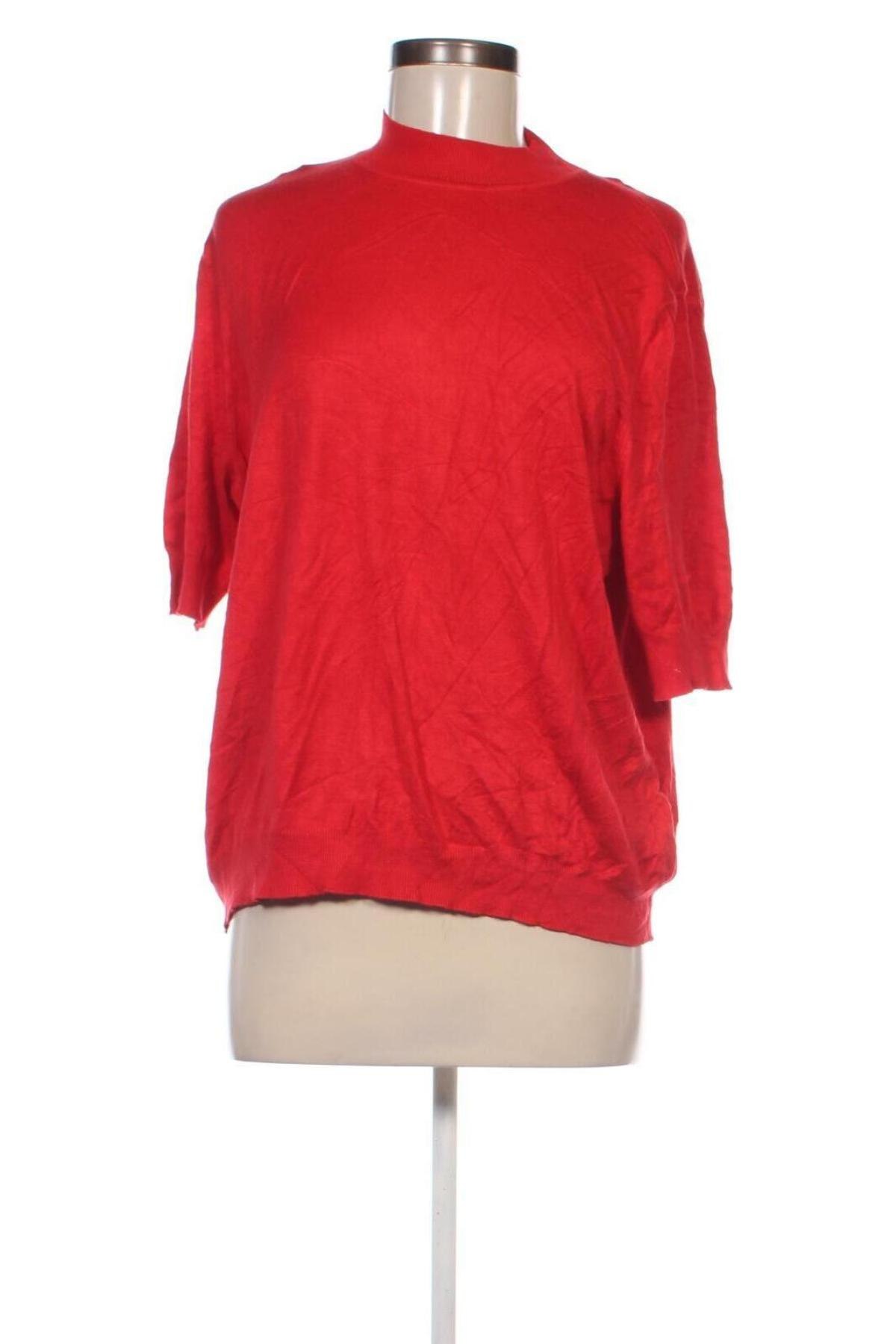 Damenpullover Essentials by Tchibo, Größe XL, Farbe Rot, Preis € 20,49