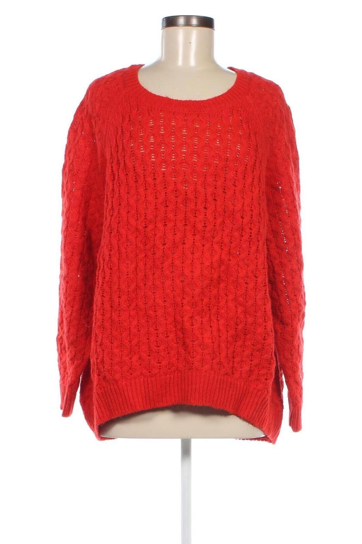 Damski sweter H&M, Rozmiar L, Kolor Czerwony, Cena 46,99 zł