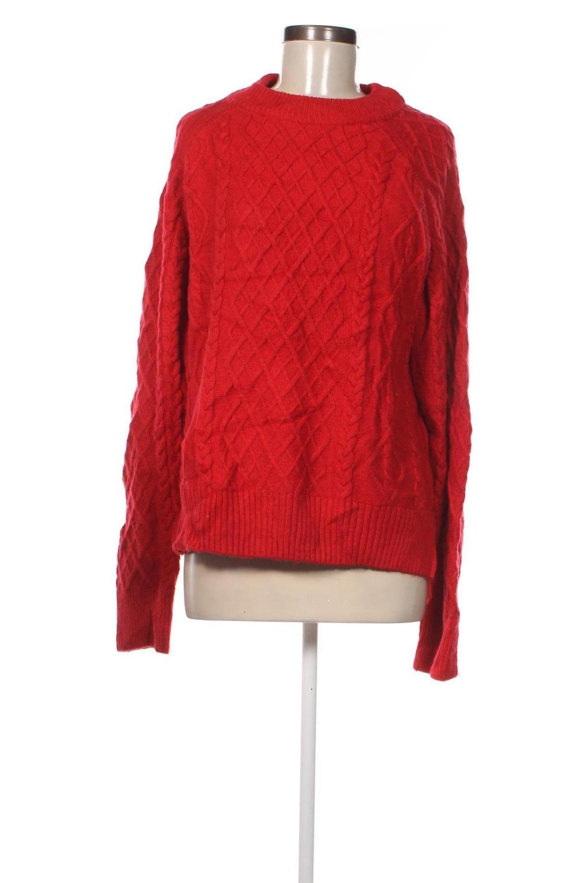 Damski sweter H&M, Rozmiar S, Kolor Czerwony, Cena 92,99 zł