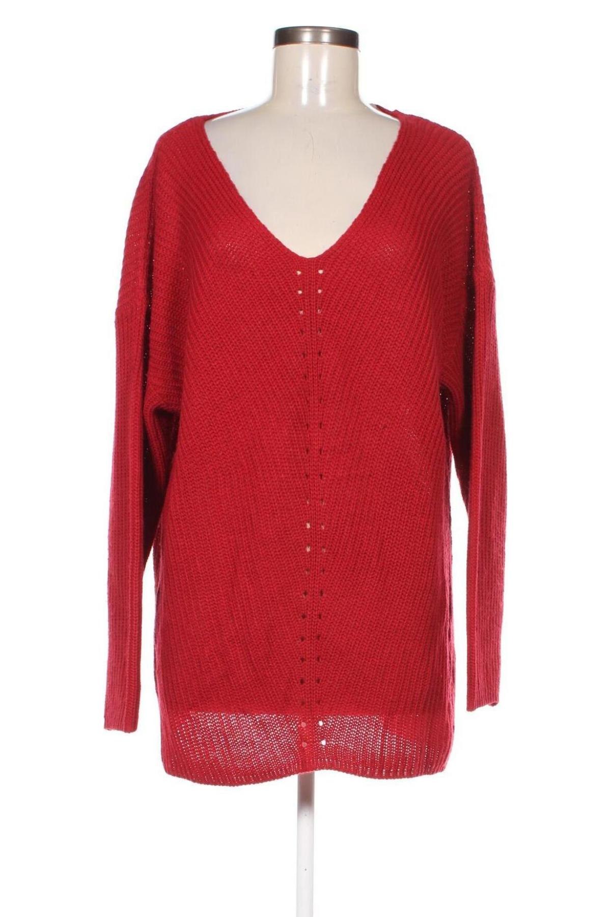 Damenpullover Janina, Größe XL, Farbe Rot, Preis 14,83 €