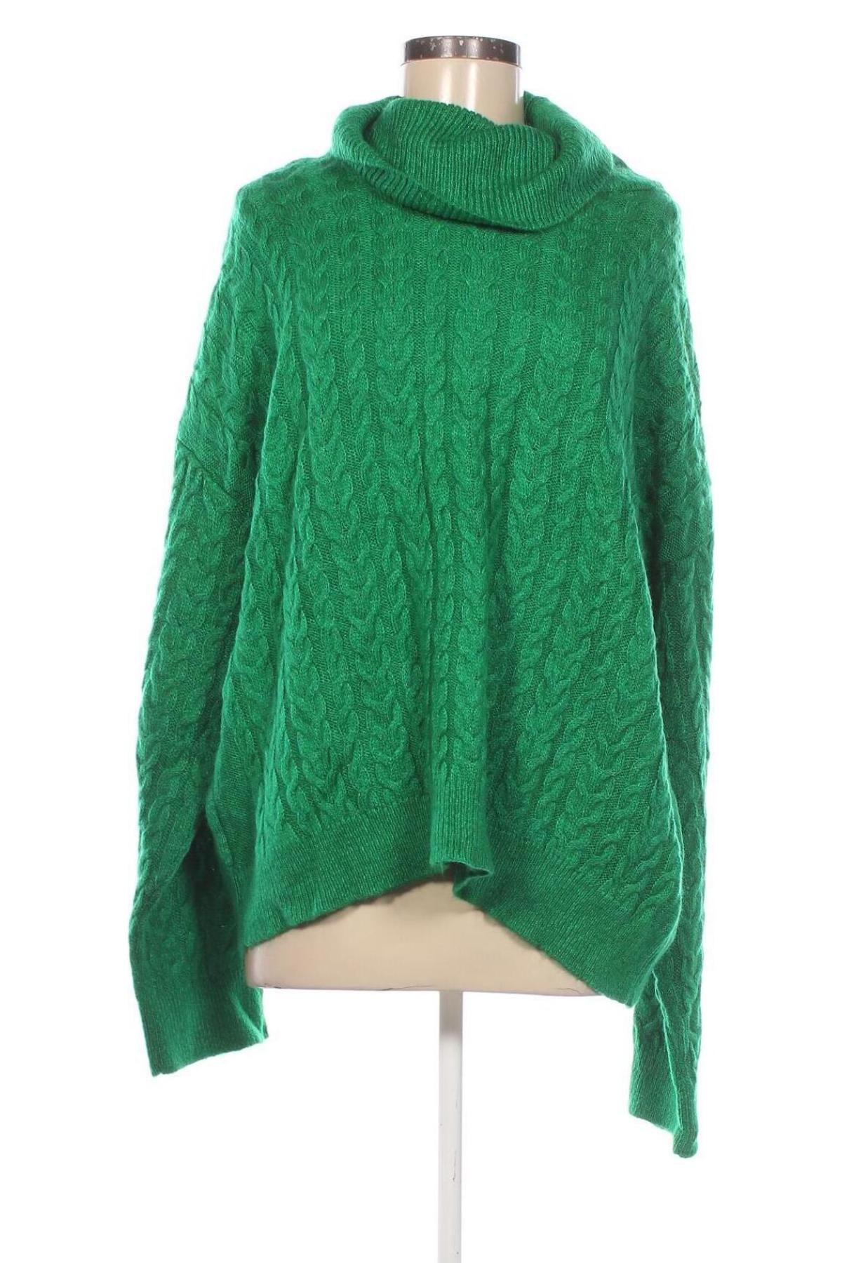 Damski sweter Laura Torelli, Rozmiar XL, Kolor Zielony, Cena 92,99 zł