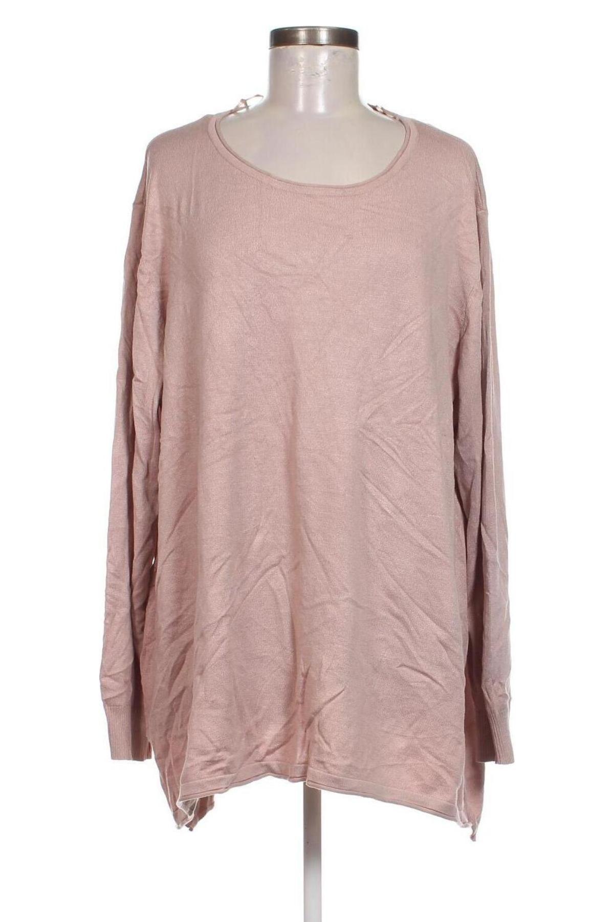 Damenpullover Laura Torelli, Größe XXL, Farbe Aschrosa, Preis 10,49 €