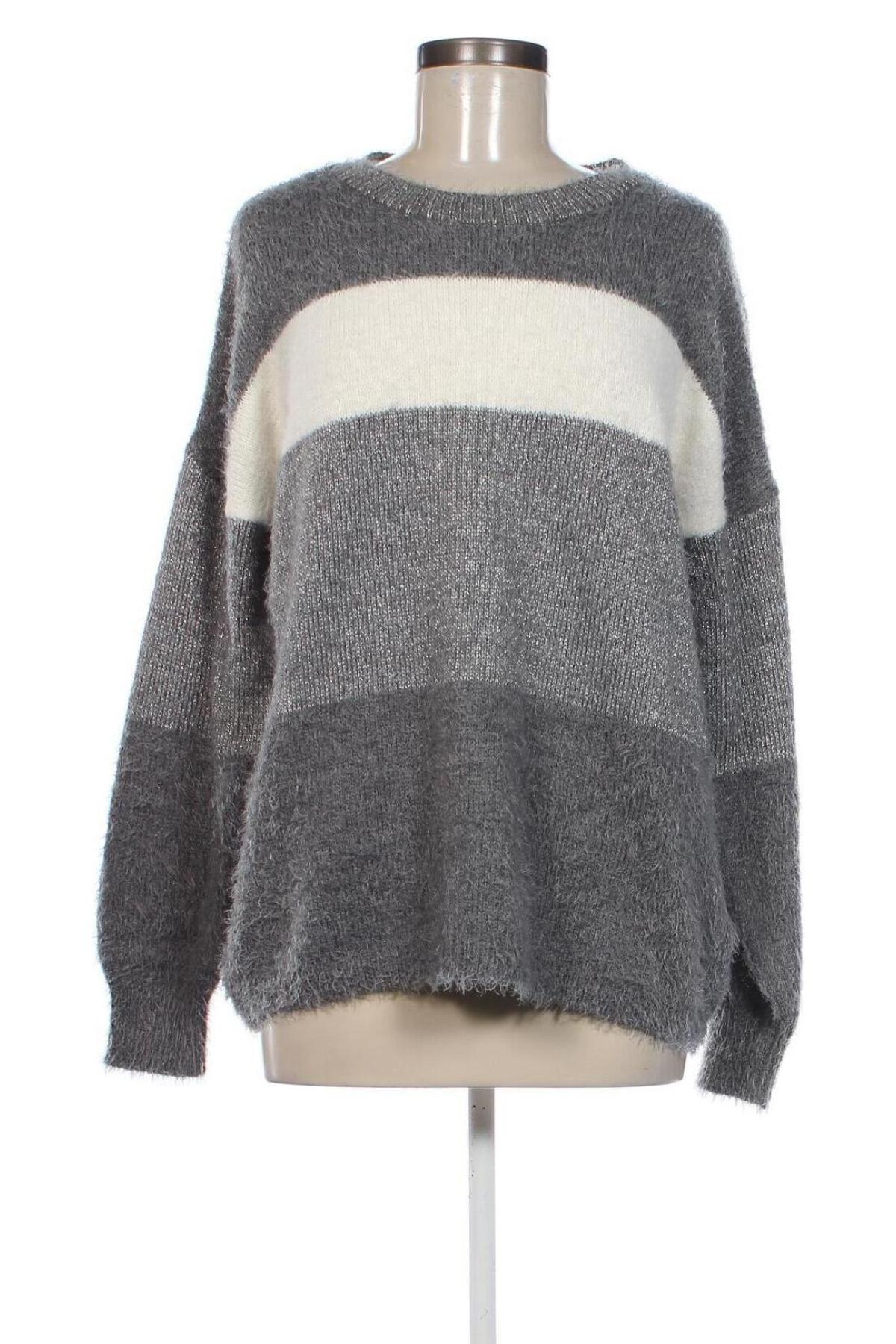 Damenpullover Laura Torelli, Größe L, Farbe Grau, Preis 20,49 €