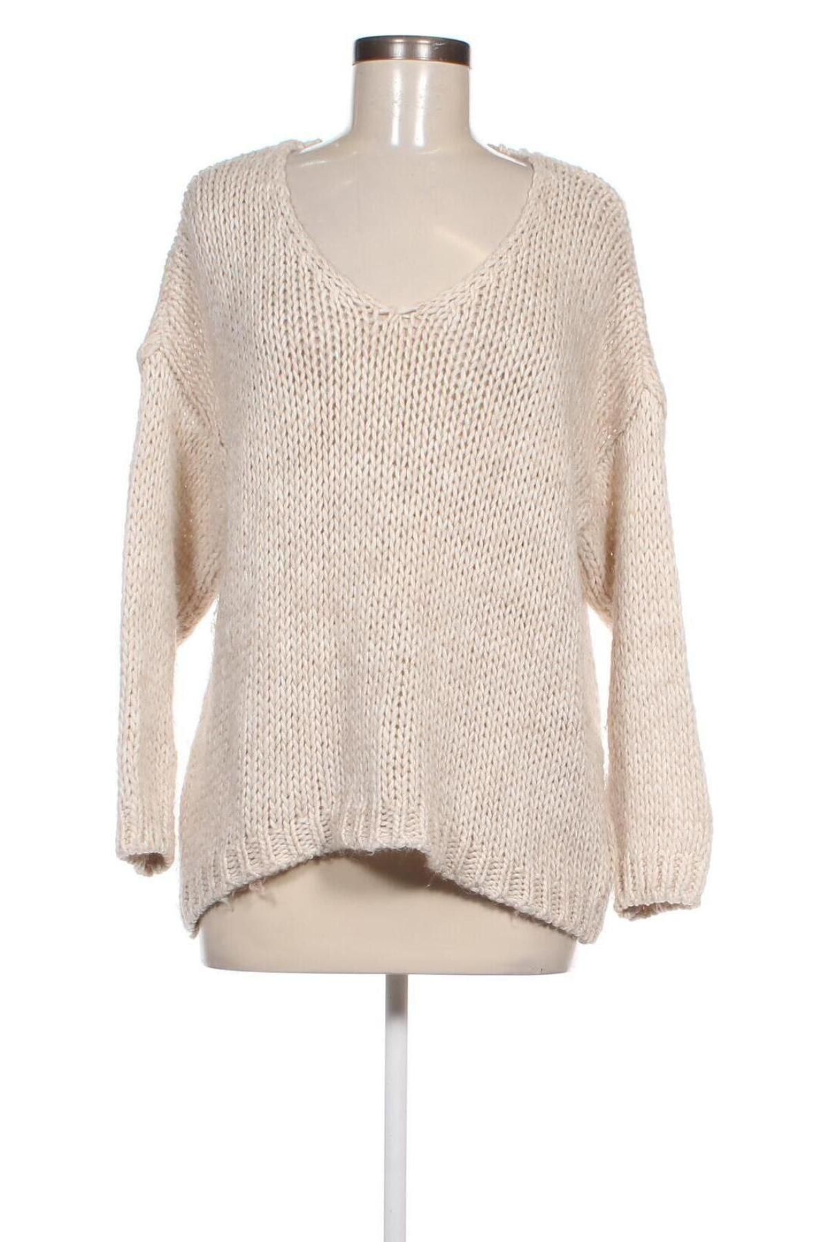 Damenpullover Made In Italy, Größe XL, Farbe Beige, Preis € 20,49