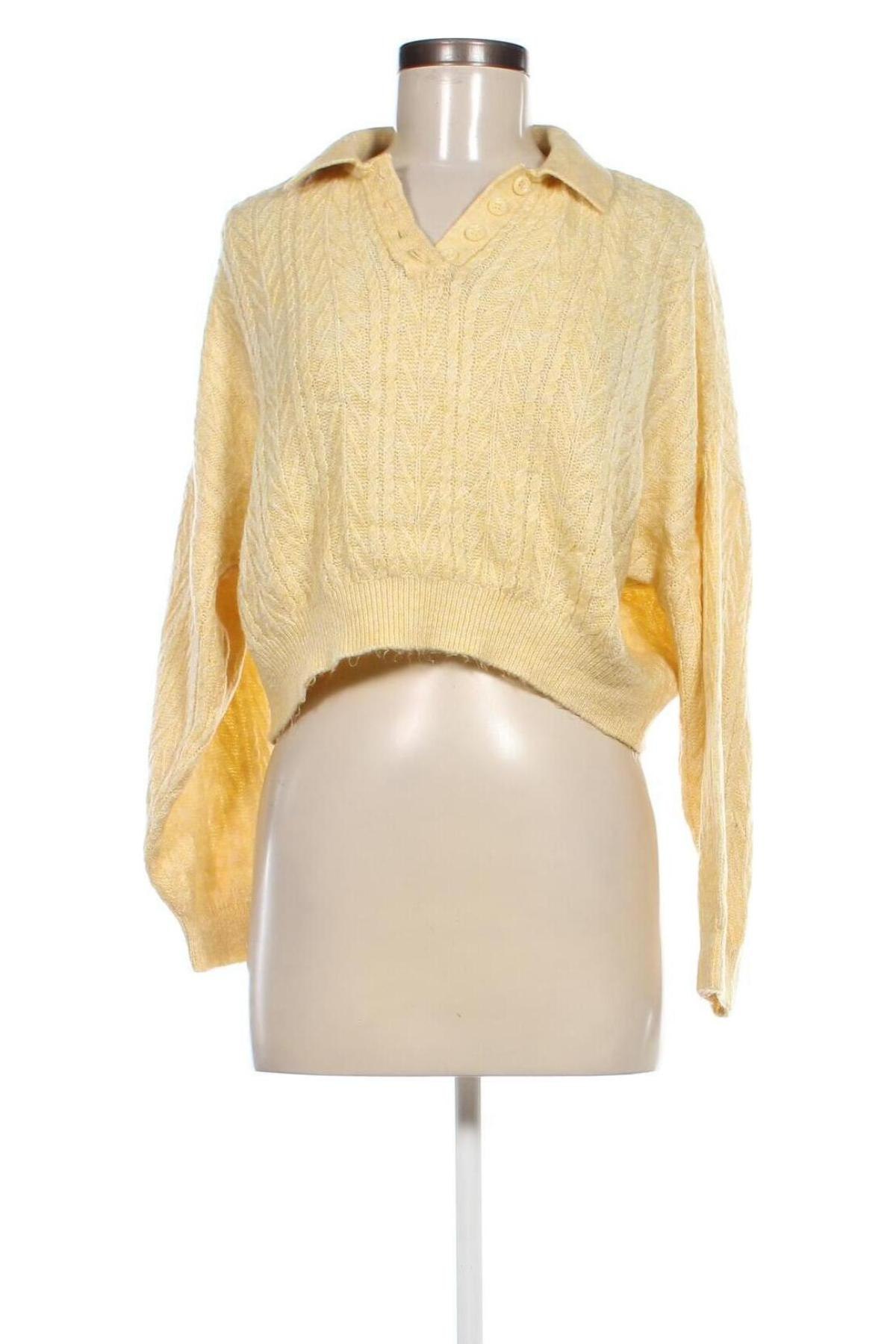 Damski sweter Mango, Rozmiar L, Kolor Żółty, Cena 86,99 zł