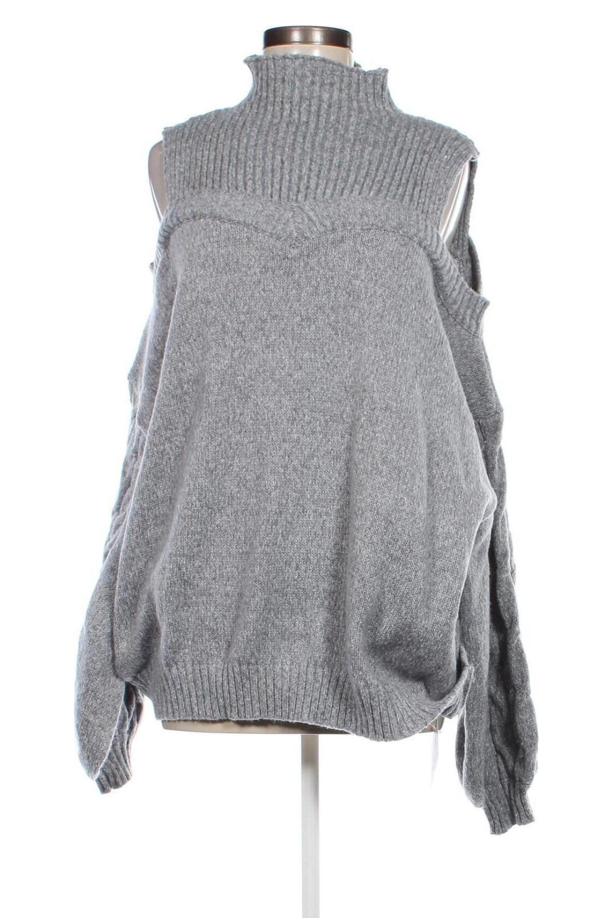 Damenpullover SHEIN, Größe 3XL, Farbe Grau, Preis 20,49 €