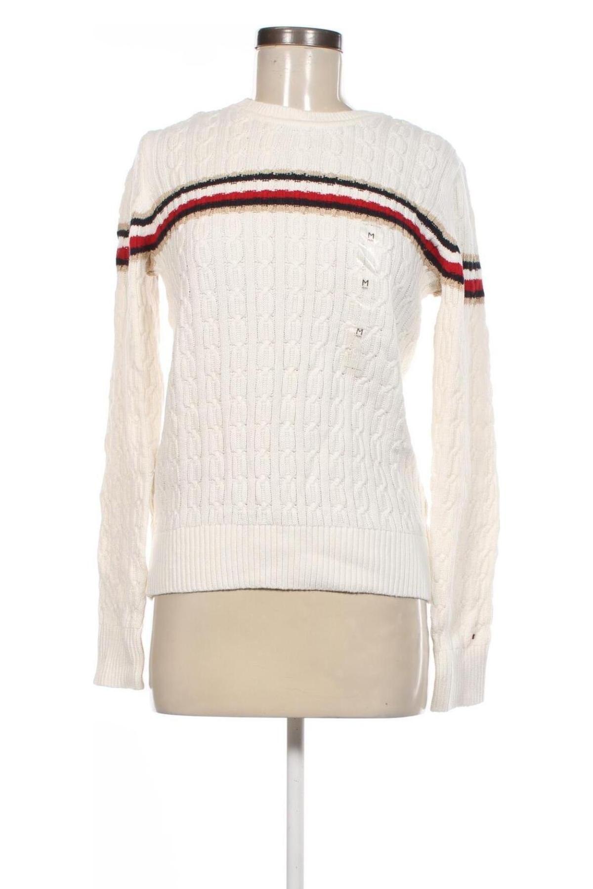 Pulover de femei Tommy Hilfiger, Mărime M, Culoare Alb, Preț 819,99 Lei