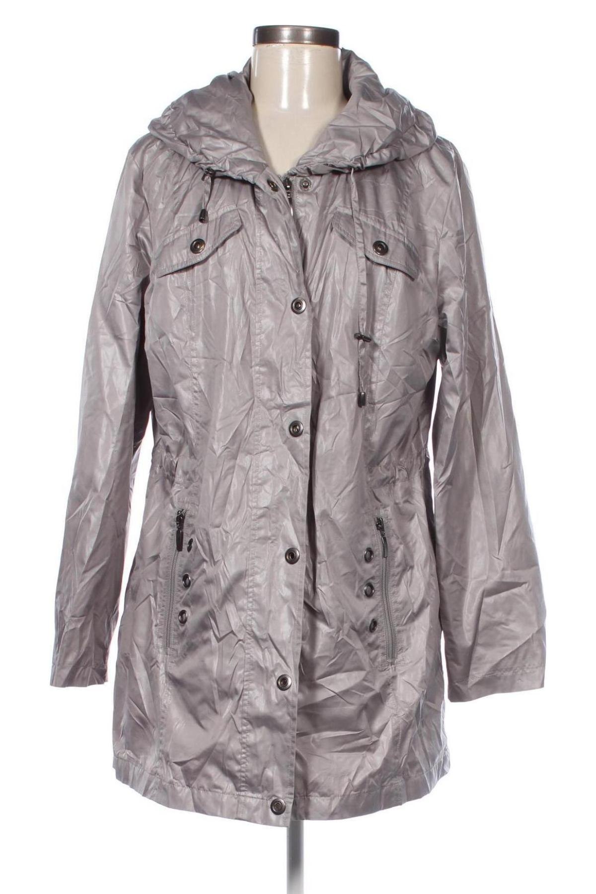 Damen Trench Coat, Größe M, Farbe Grau, Preis € 19,49