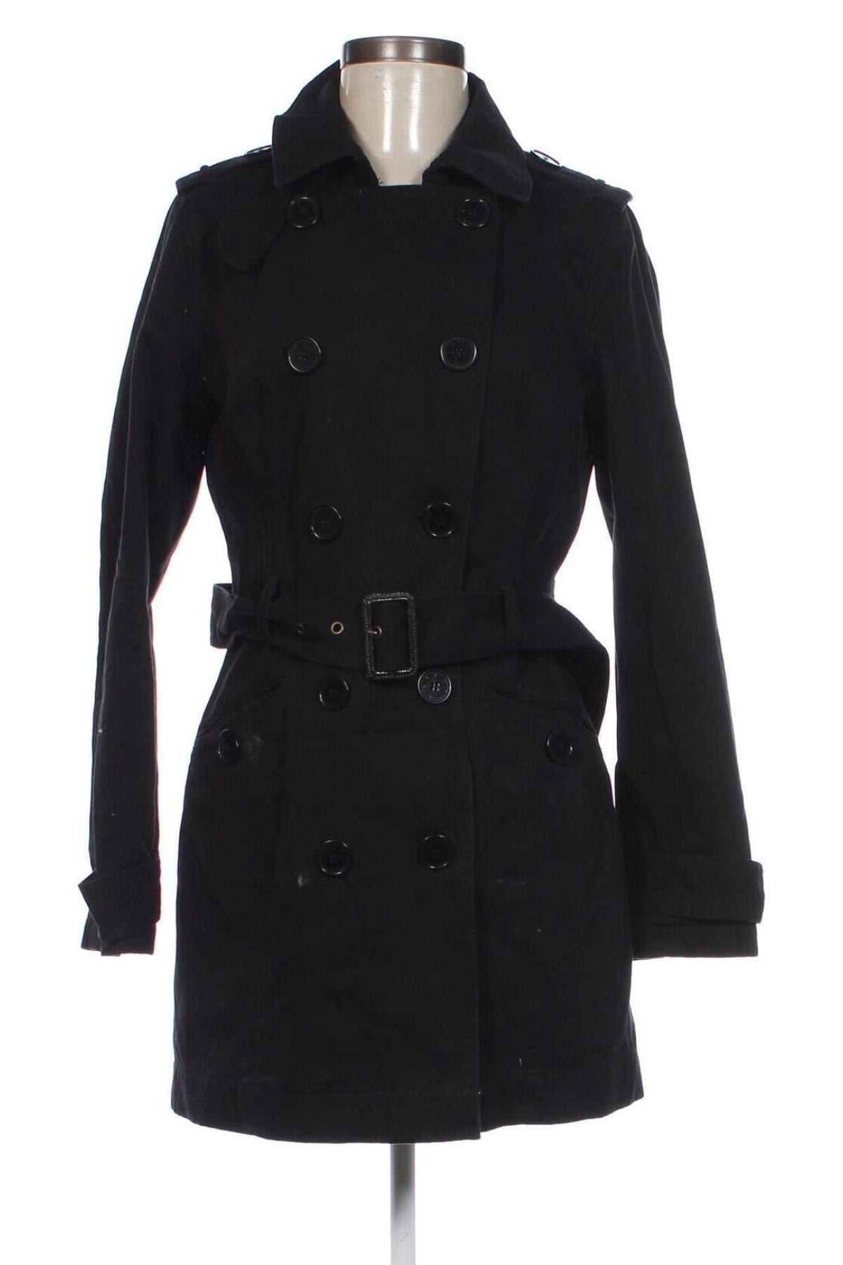 Damen Trench Coat FLG, Größe S, Farbe Schwarz, Preis € 47,99