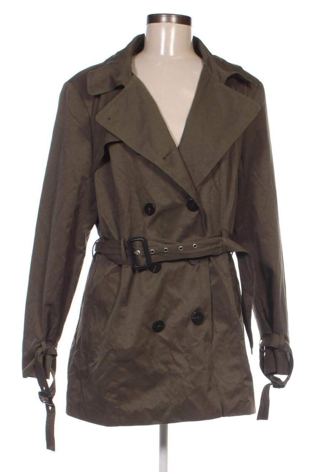 Damen Trenchcoat Street One, Größe XL, Farbe Grün, Preis 33,99 €