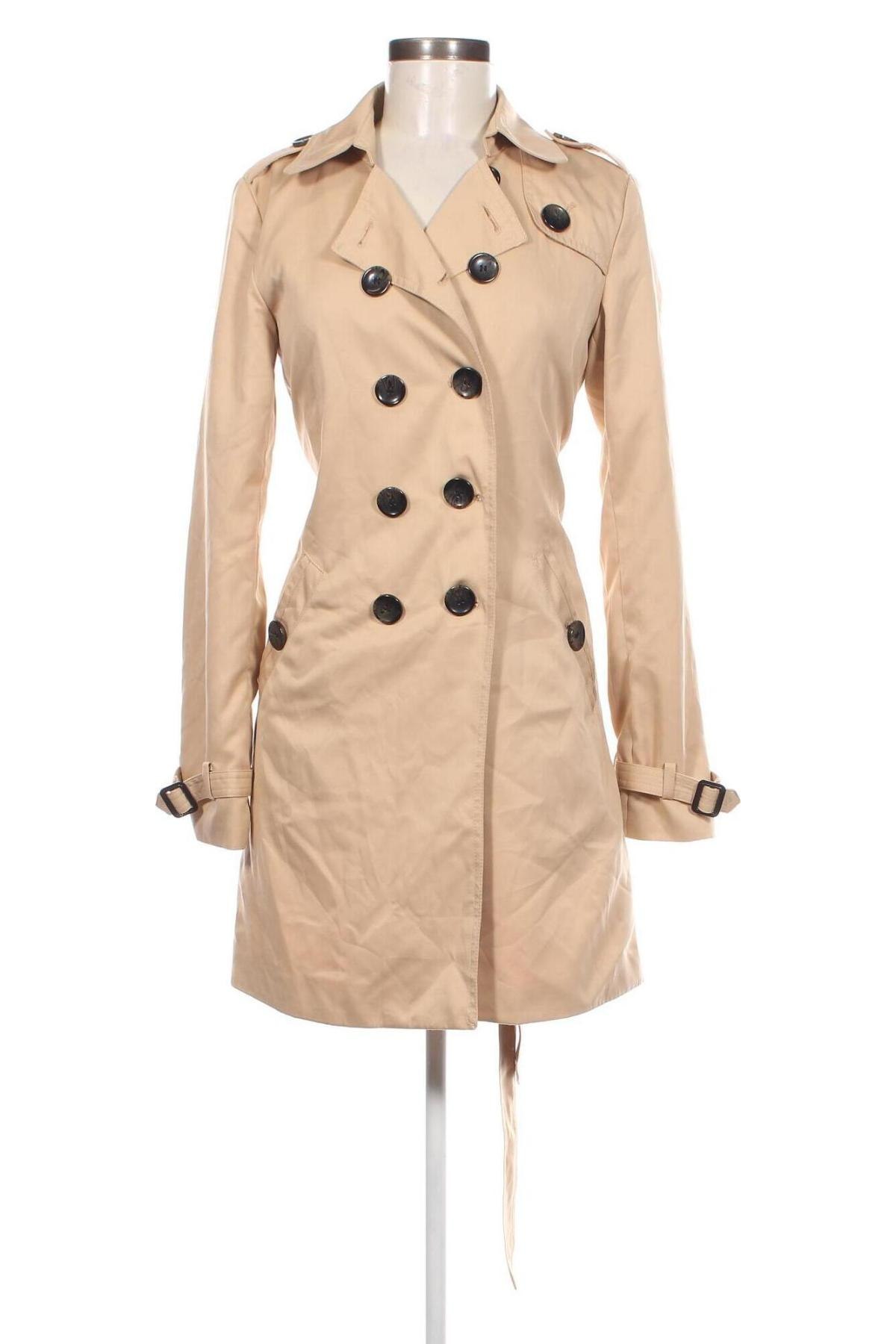 Damen Trenchcoat VILA, Größe S, Farbe Beige, Preis 33,99 €