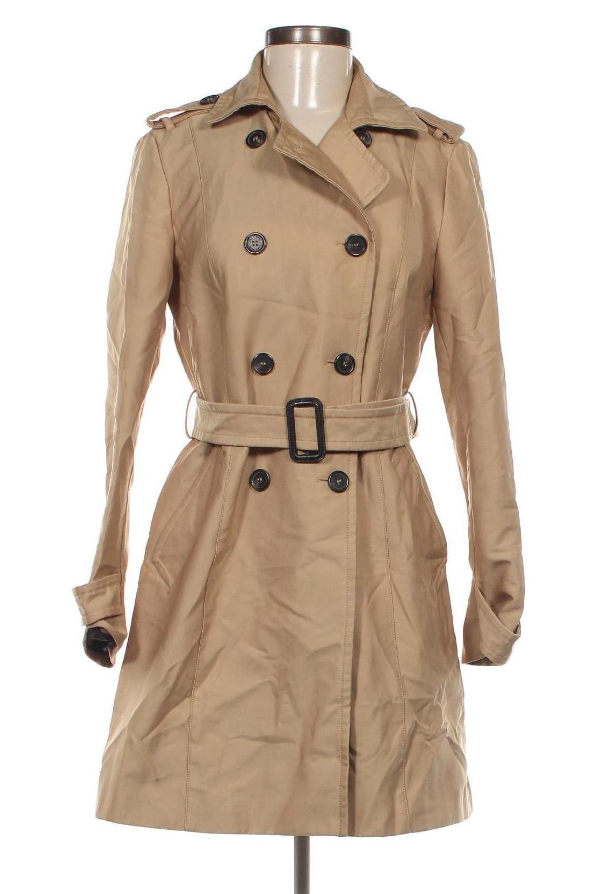 Damen Trenchcoat Zara, Größe M, Farbe Beige, Preis 38,49 €