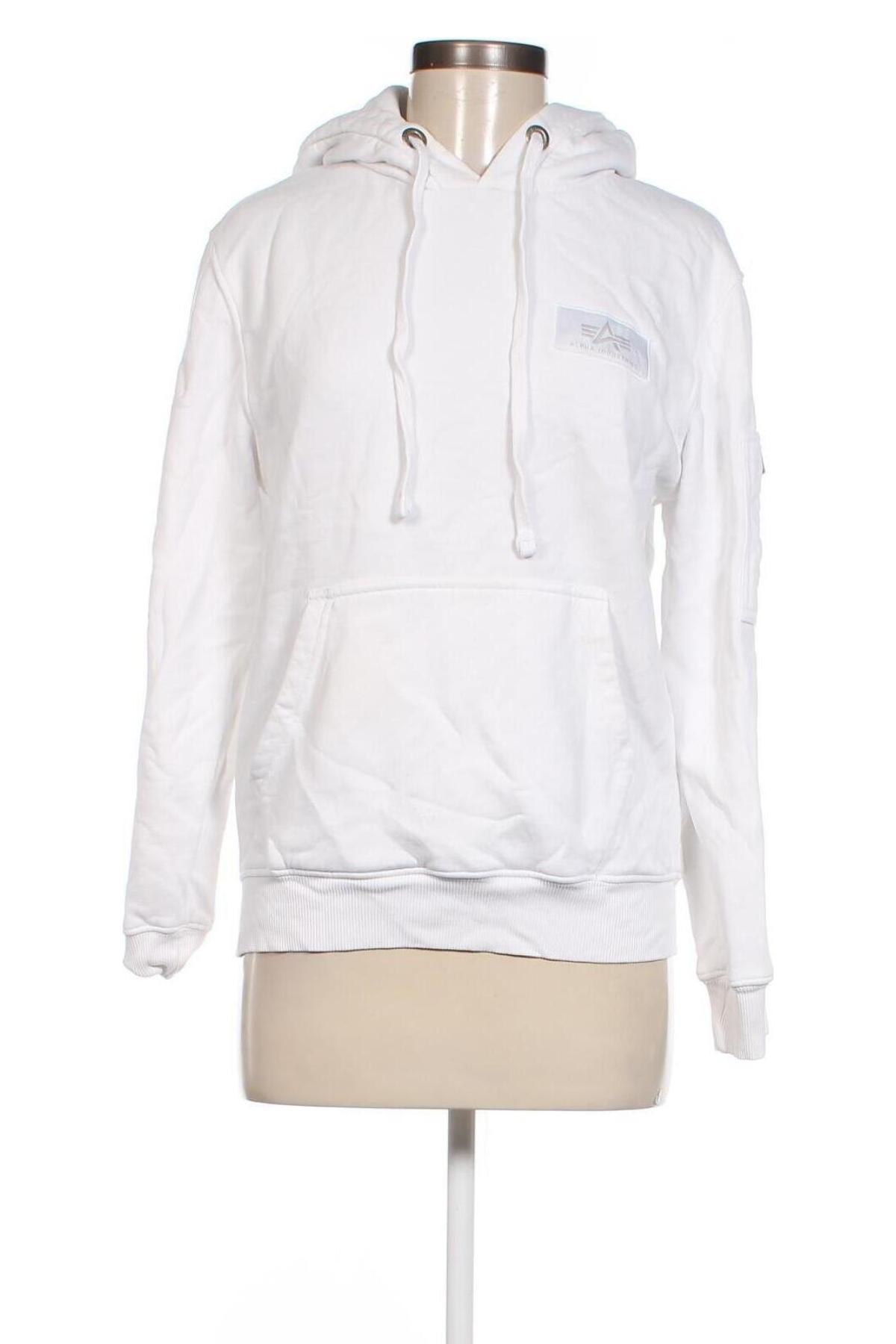 Damen Sweatshirt Alpha Industries, Größe S, Farbe Weiß, Preis € 30,99