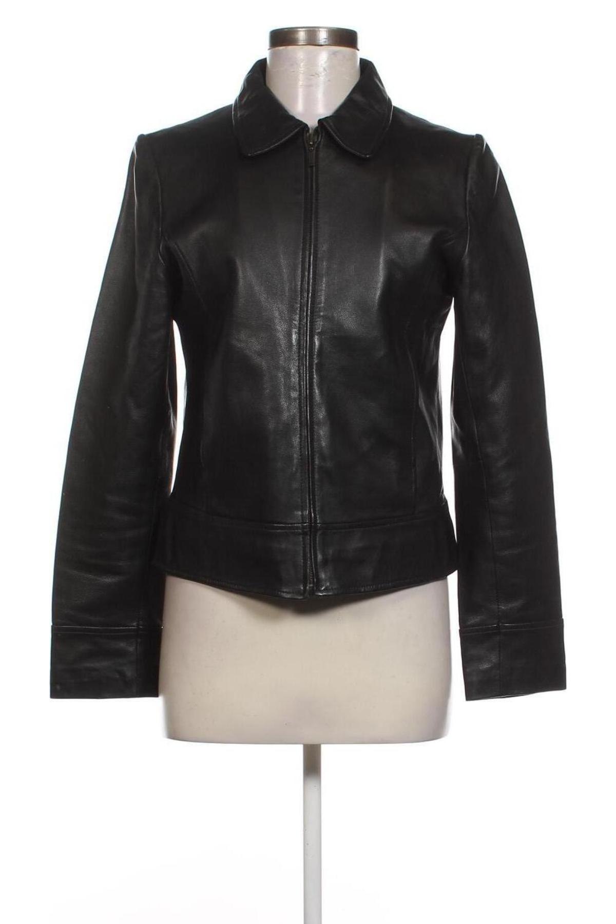 Damen Lederjacke, Größe M, Farbe Schwarz, Preis € 50,00