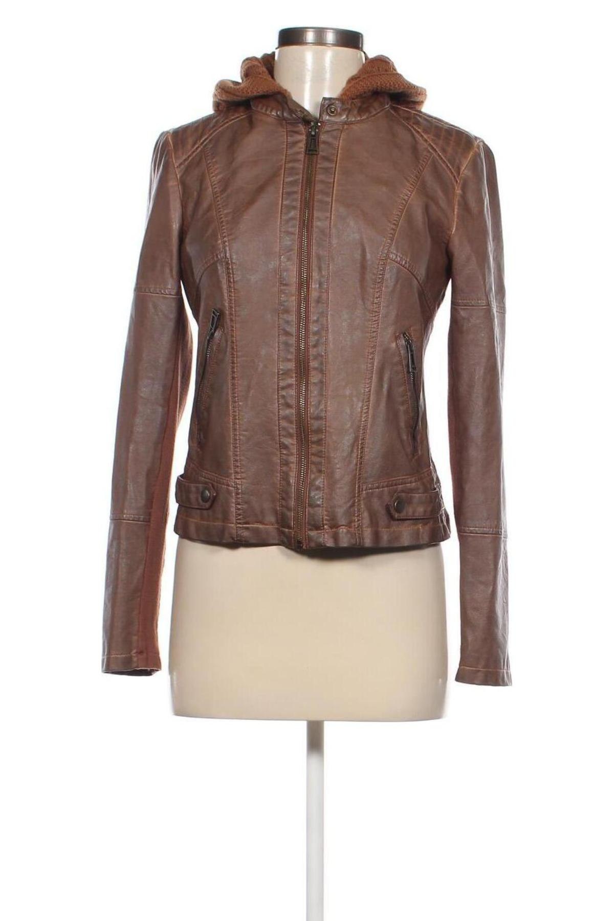 Damen Lederjacke, Größe S, Farbe Braun, Preis 29,67 €