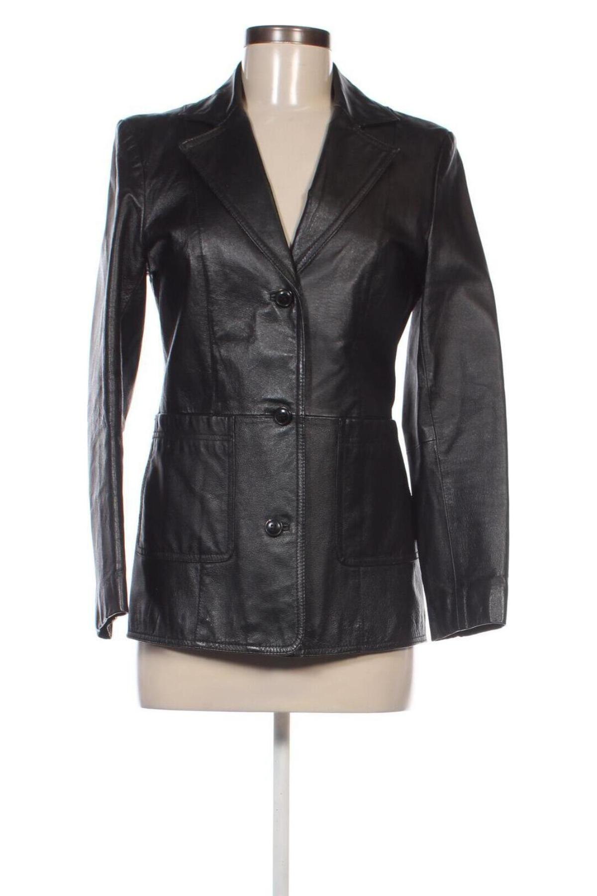 Damen Lederjacke Cc, Größe M, Farbe Schwarz, Preis 49,53 €