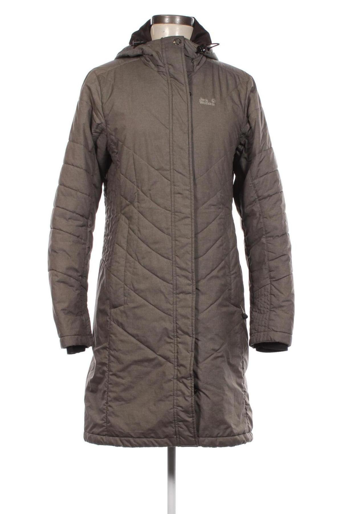 Damenmantel Jack Wolfskin, Größe M, Farbe Braun, Preis 105,49 €