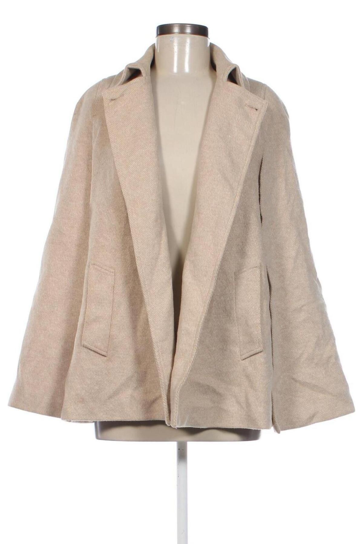 Damenmantel Zara, Größe XS, Farbe Beige, Preis € 47,99