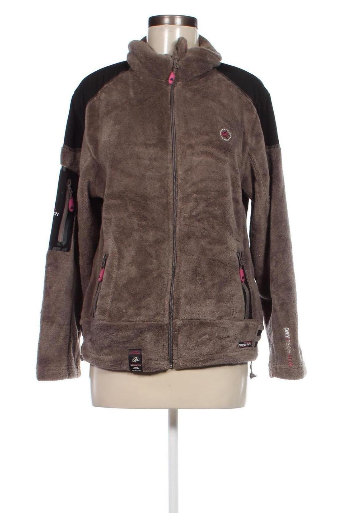 Damen Fleece Oberteil  Geographical Norway, Größe S, Farbe Braun, Preis € 60,49