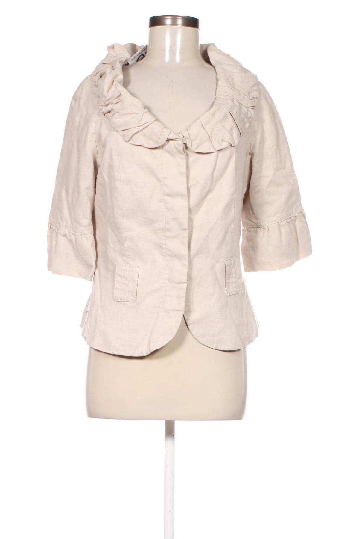 Damen Blazer Dunnes, Größe M, Farbe Beige, Preis 34,78 €