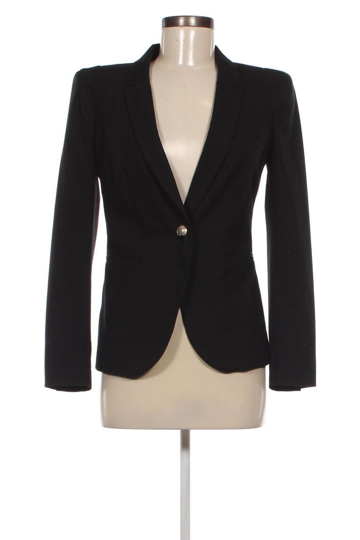 Damen Blazer Zara, Größe M, Farbe Schwarz, Preis 24,46 €