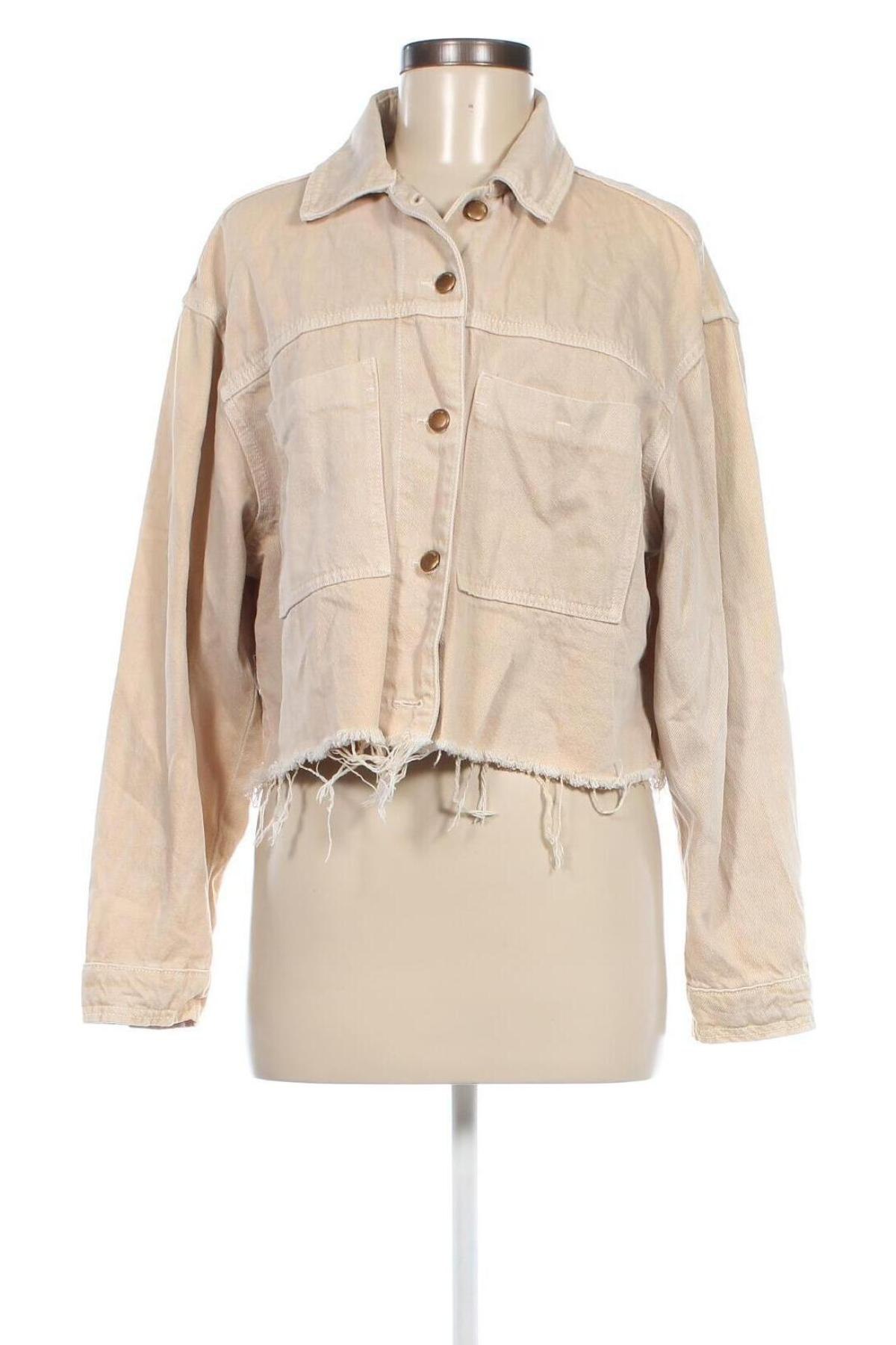 Damenjacke Zara, Größe L, Farbe Beige, Preis € 33,99