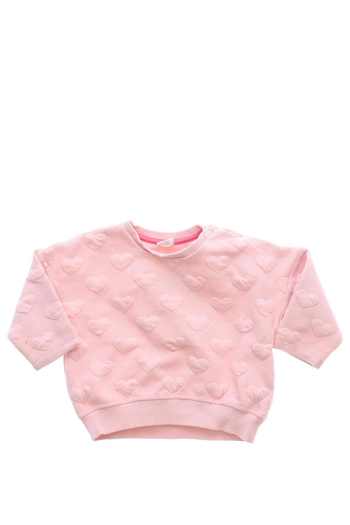 Kinder Shirt H&M, Größe 3-6m/ 62-68 cm, Farbe Rosa, Preis 5,56 €