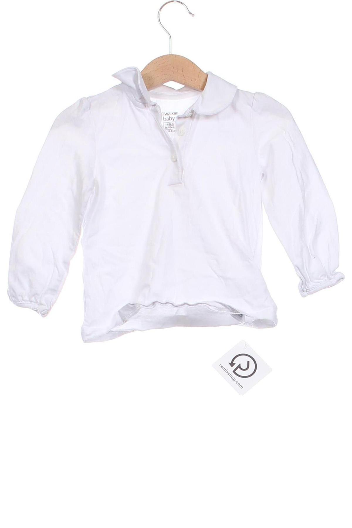 Kinder Shirt LC Waikiki, Größe 18-24m/ 86-98 cm, Farbe Weiß, Preis € 3,99