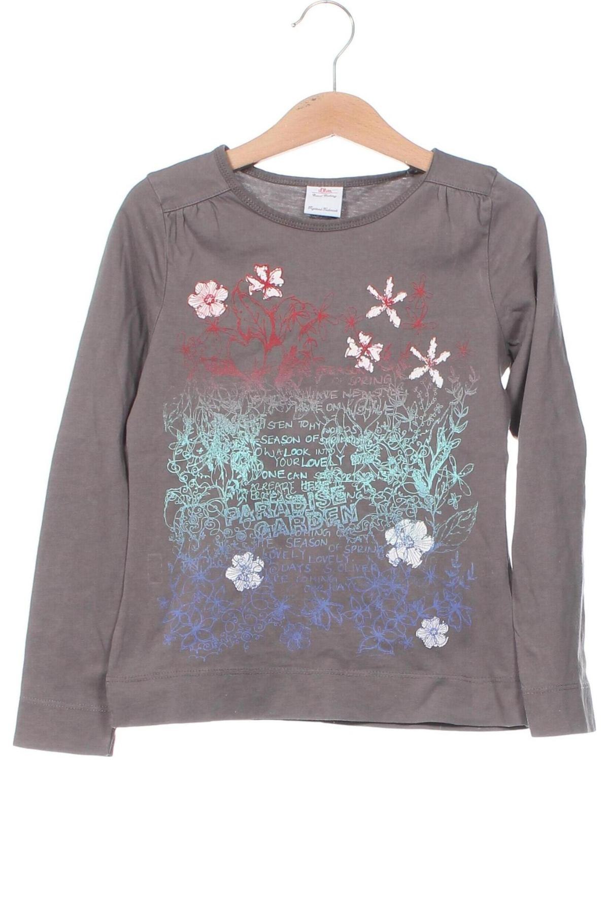 Kinder Shirt S.Oliver, Größe 6-7y/ 122-128 cm, Farbe Grau, Preis € 12,00