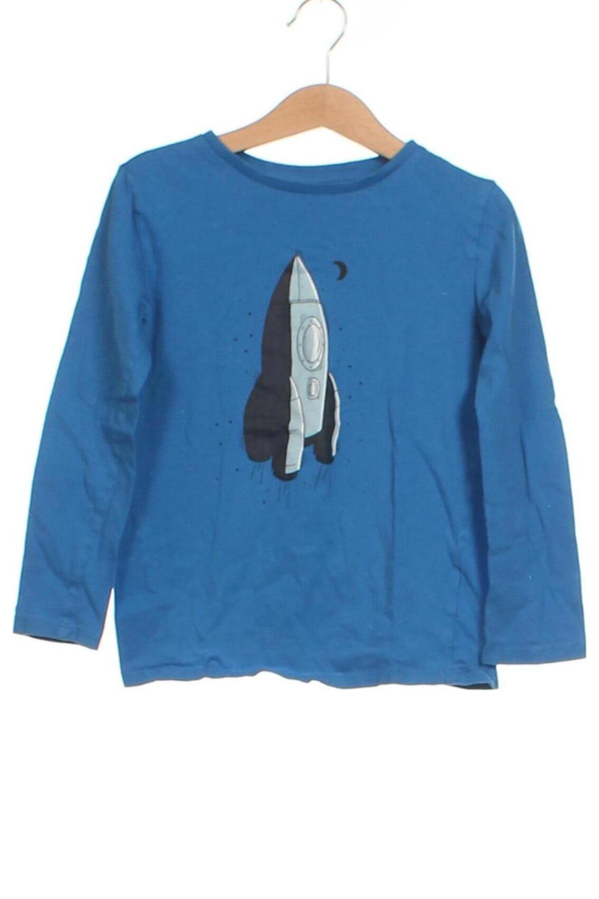 Kinder Shirt Sinsay, Größe 6-7y/ 122-128 cm, Farbe Blau, Preis € 10,69