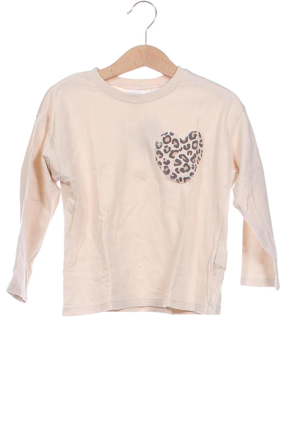 Kinder Shirt Zara, Größe 4-5y/ 110-116 cm, Farbe Beige, Preis € 7,16