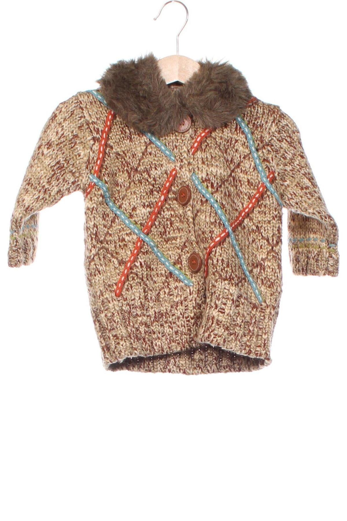 Kinder Strickjacke Catimini, Größe 3-6m/ 62-68 cm, Farbe Beige, Preis € 27,49