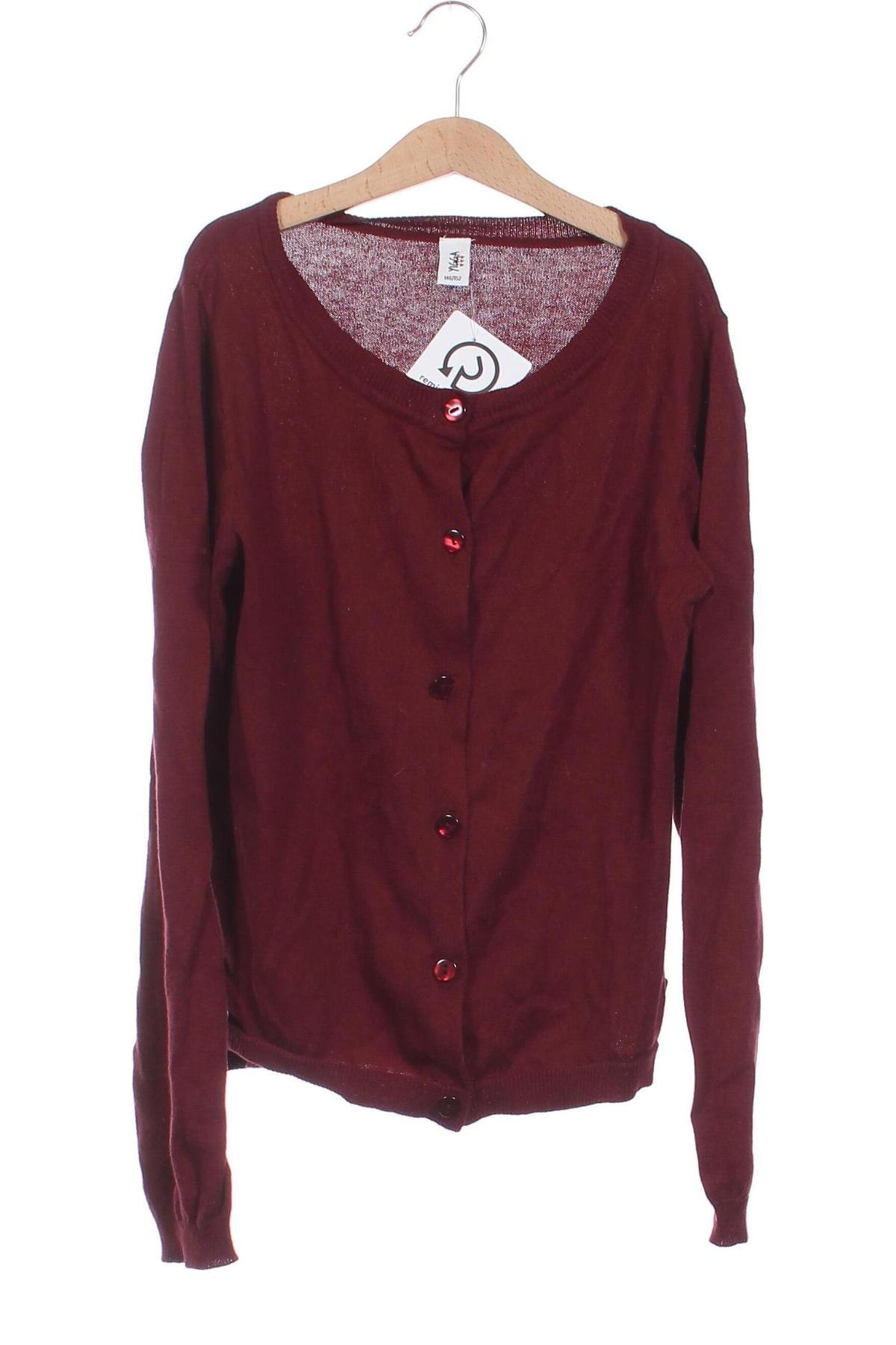 Kinder Strickjacke Yigga, Größe 10-11y/ 146-152 cm, Farbe Rot, Preis € 11,99