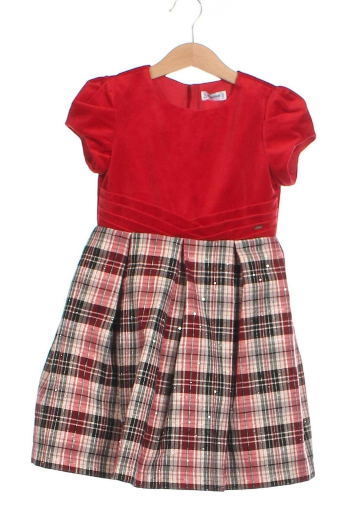 Kinderkleid Mayoral, Größe 4-5y/ 110-116 cm, Farbe Rot, Preis € 12,00