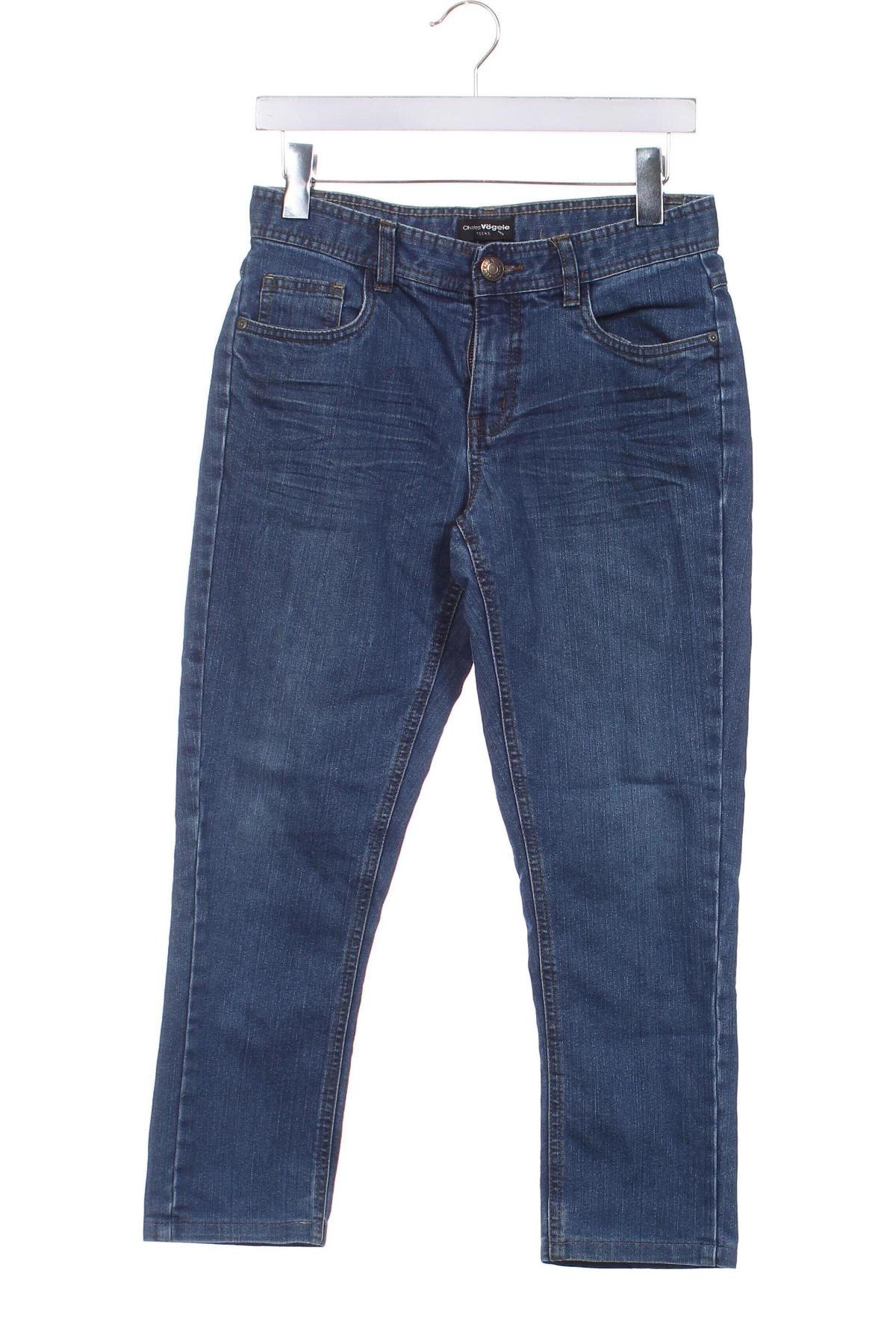 Kinderjeans Charles Vogele, Größe 15-18y/ 170-176 cm, Farbe Blau, Preis € 10,99