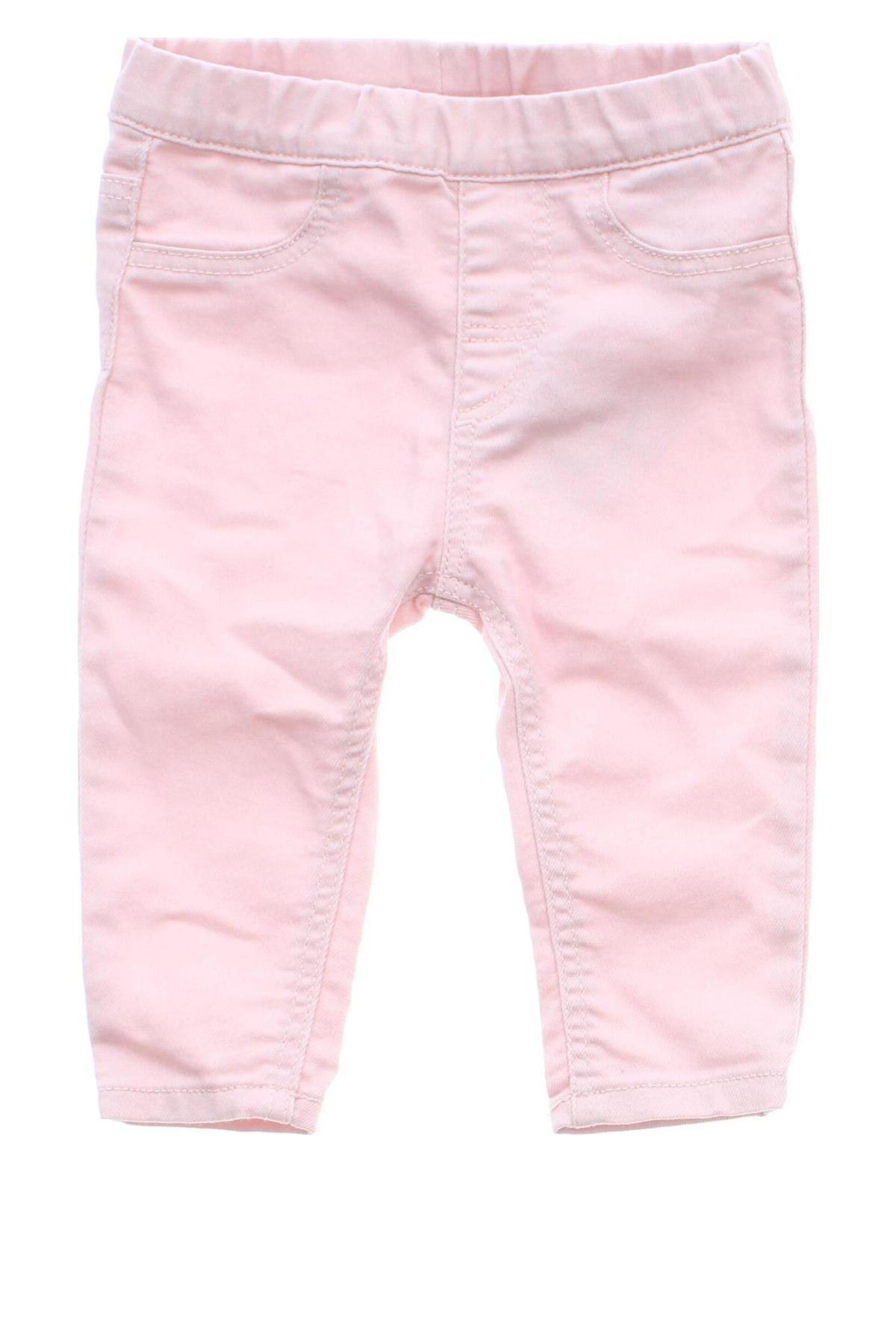 Kinderjeans H&M, Größe 3-6m/ 62-68 cm, Farbe Rosa, Preis 16,47 €