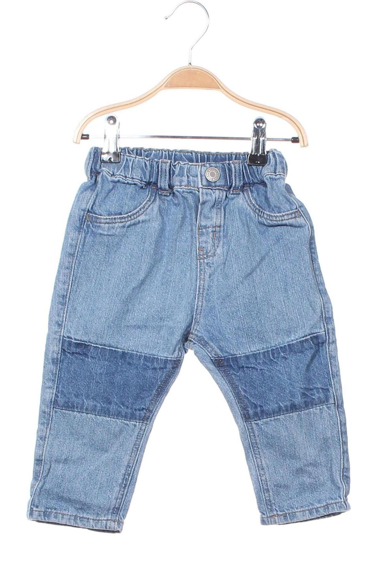 Dziecięce jeansy H&M, Rozmiar 12-18m/ 80-86 cm, Kolor Niebieski, Cena 73,56 zł