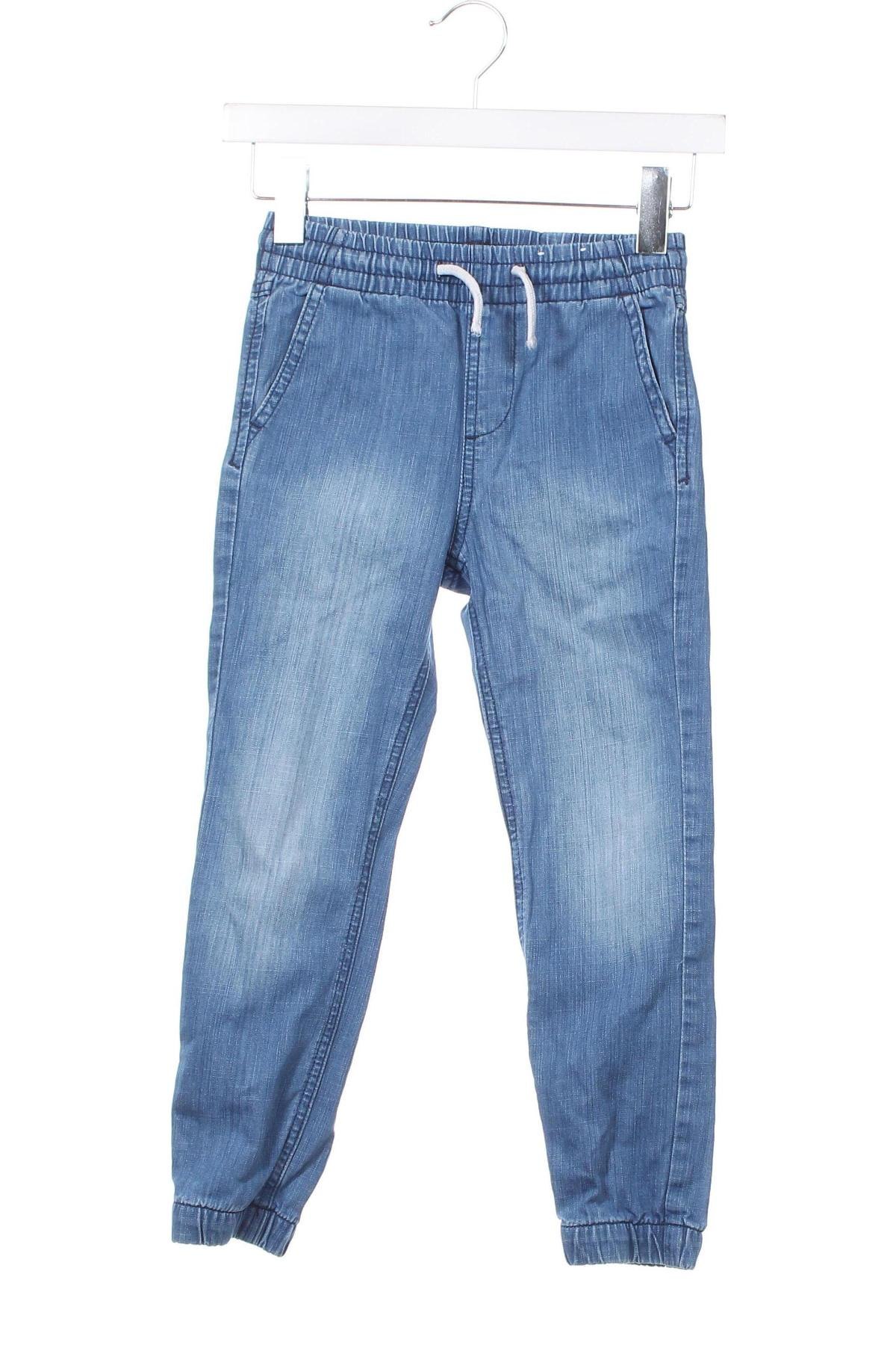 Dziecięce jeansy H&M, Rozmiar 6-7y/ 122-128 cm, Kolor Niebieski, Cena 73,89 zł