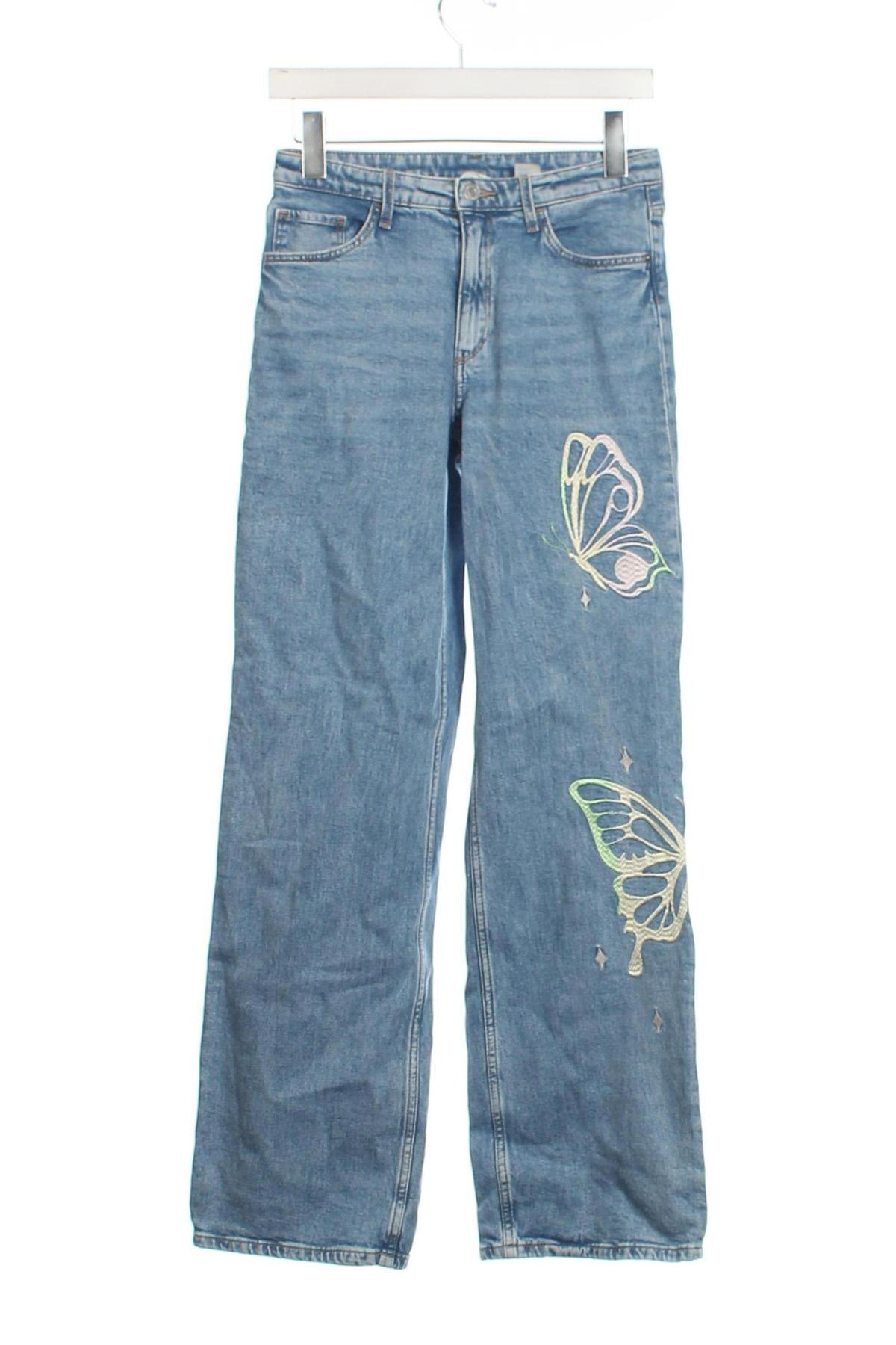 Kinderjeans H&M, Größe 14-15y/ 168-170 cm, Farbe Blau, Preis € 22,49