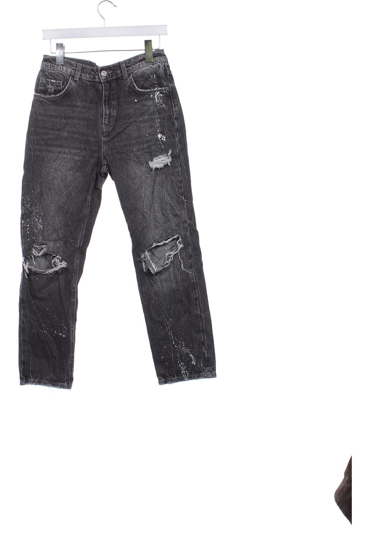 Kinderjeans Zara, Größe 13-14y/ 164-168 cm, Farbe Grau, Preis 12,99 €