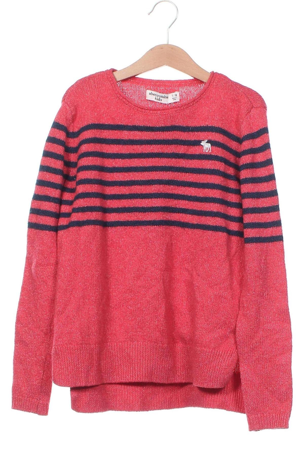 Kinderpullover Abercrombie Kids, Größe 7-8y/ 128-134 cm, Farbe Rosa, Preis 23,99 €